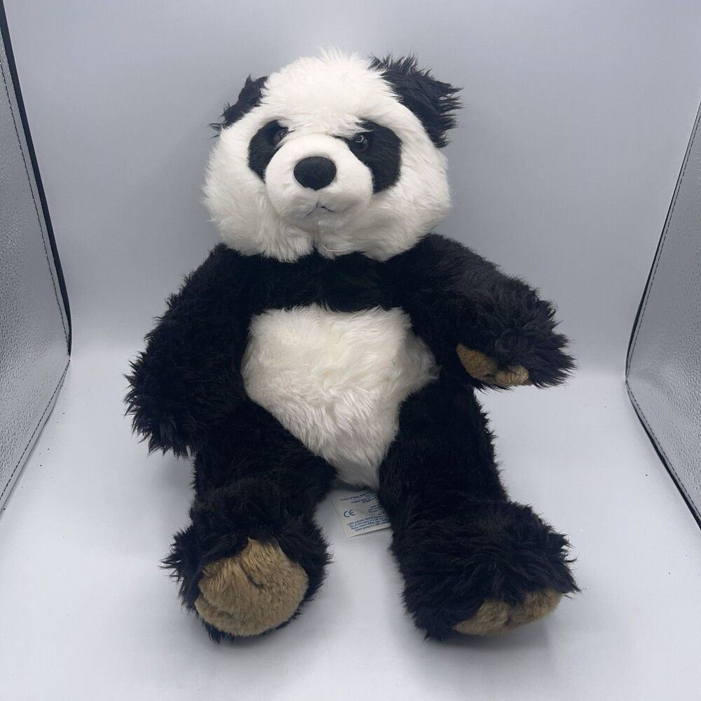 Build a Bear Panda Bear Retired 2010 15" Plush Stuffed Animal Toy - B-A-B